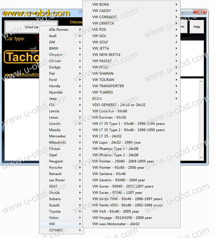 Volkswagen Mileage adjustment mileage calculator odometer corrector