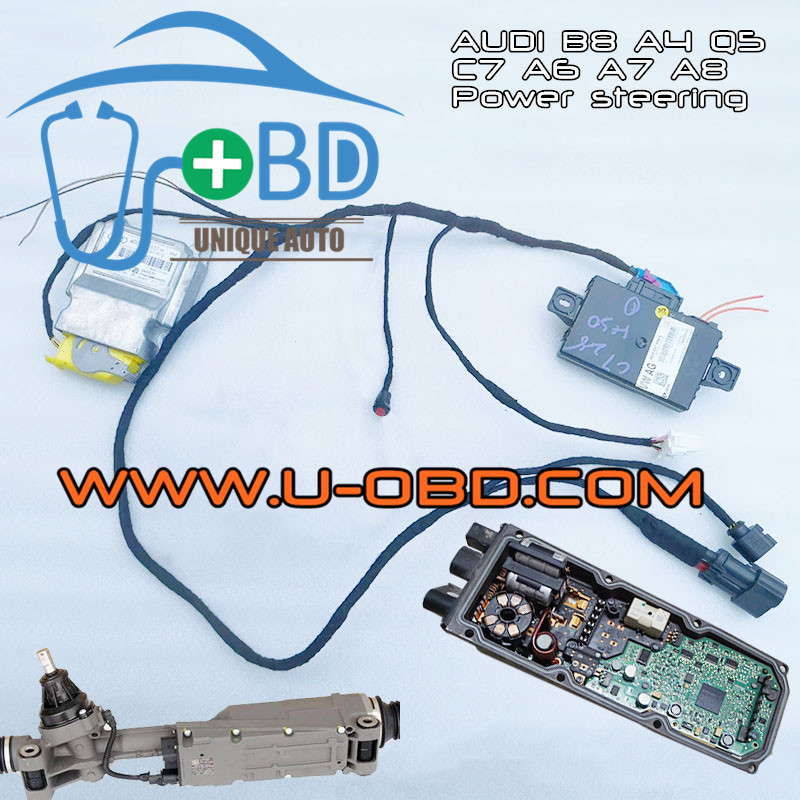 AUDI C7 B8 EPS Fault code B200049 C10AD29 C10ACF0 repair test bench