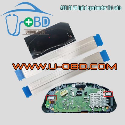 AUDI C8 A6 4K Typ digital speedometer display blank black repair flat cable