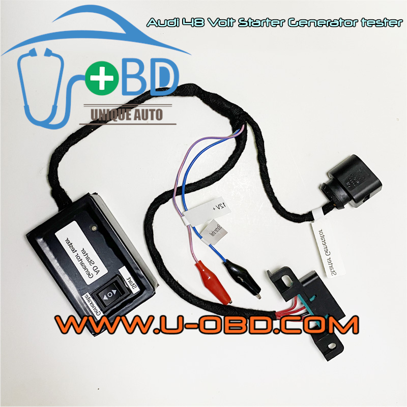 Audi 48V mild-hybrid system BAS Alternator 48 volt starter genearator activator diagnose test bench