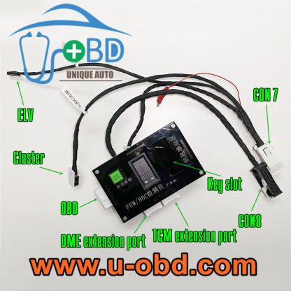 BMW FEM BDC key programming harness test platform