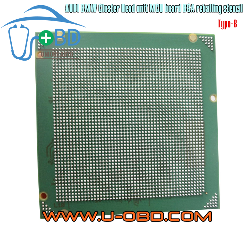 BMW iDrive 7 MGU head unit repair tools intel Atom A3900 series CPU board BGA reballing stencil