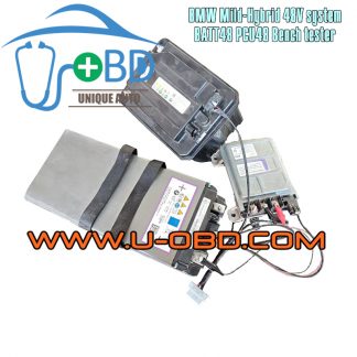 BMW mild-Hyrbid 48V Li-ion battery BAT48 Power control unit PCU48 DC-DC module bench tester