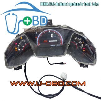 HONDA tenth generation CIVIC odometer speedometer dashboard cluster bench tester