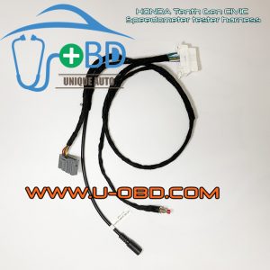 Honda tenth Gen CIVIC instrument cluster dashboard diagnose test bench wiring harness