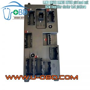Land Rover Range Rover pivi head unit Amplifier BCM test bench R8E2-14F041 AB