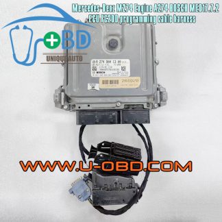 Mercedes-Benz M274 Engine A274 Control unit BOSCH MED17.7.2 ECU Programming cable FC200 adapter harness