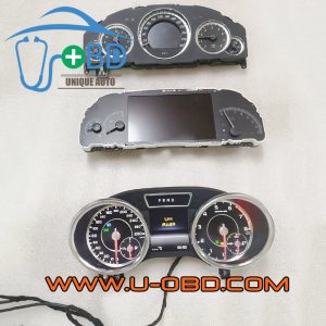 Mercedes Benz W166 W204 W212 W221 Chassis car instrument cluster bench power on dashboard test platform