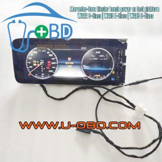 Mercedes-Benz W222 S-Class W213 E-class W205 C-class cluster bench power on boot platform