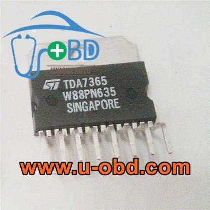 TDA7365 Car head unit amplifier vulnerable chips