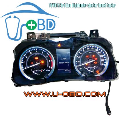 TOYOTA third Gen highlander XU50 speedometer tachometer cluster bench tester