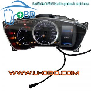 TOYOTA twelfth COROLLA E210 speedometer tachometer fuel gauge cluster dashboard bench tester