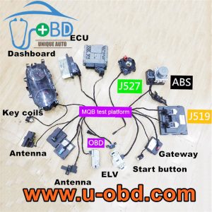 VOLKSWAGEN MQB smart key programming harness full set test platform