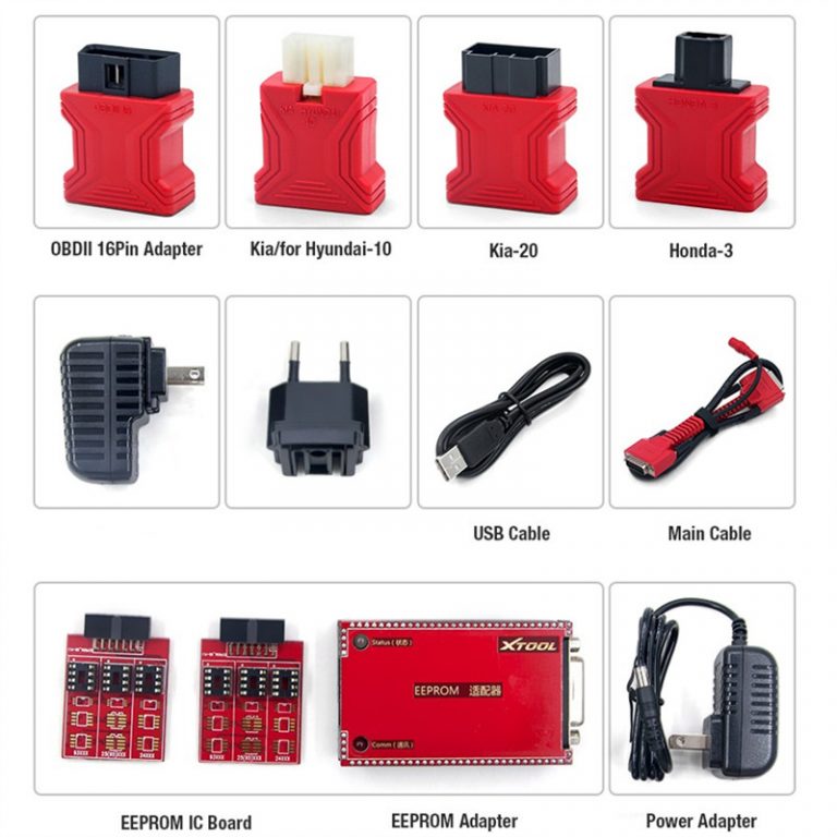XTOOL X100 PAD Tablet auto Key Programmer with EEPROM Adapter WWW.U