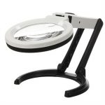 Bench Magnifier With LED Lighting 1.8X 5X glass Handheld