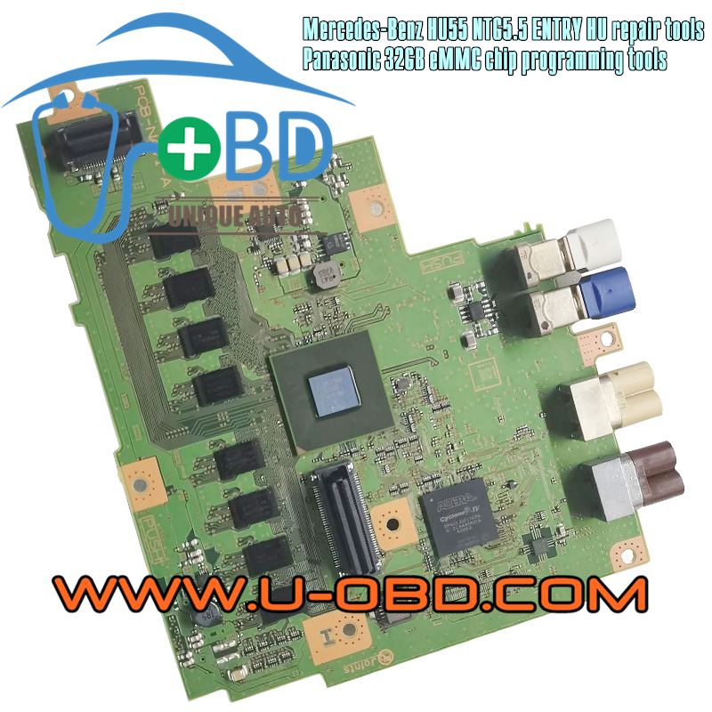 Mercedes-Benz NTG5.5 Entry head unit repair tools eMMC chip programming adapter