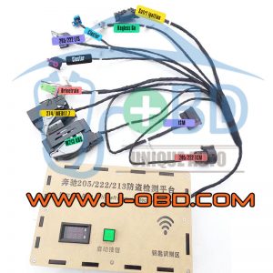 Mercedes-Benz W213 W222 W205 Chassis car Keyless ABS ECU TCU ISM Start ignition module test bench