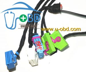 Volkswagen 35xx test platform VAG key adaption cables