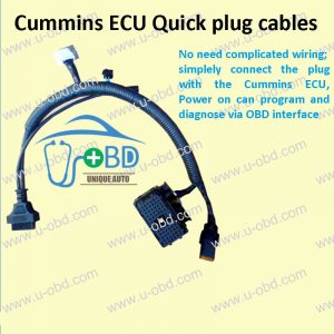 Cummins ECU quick diagnose and programing cables