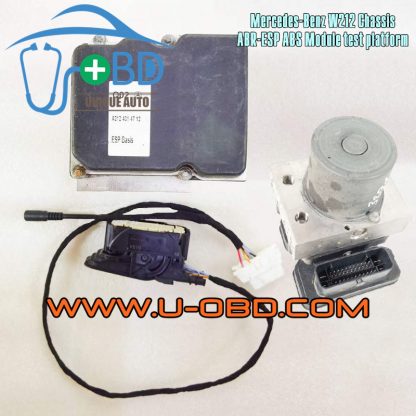 Mercedes-Benz W212 E-Class ABR ESP Control Unit hydraulic ABS Pump control module test harness