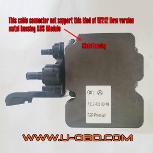 Mercedes-Benz W212 E-Class ABS pump control unit A2124310348 Metal housing version