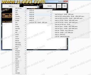 AUDI A4 Mileage adjustment mileage calculator odometer corrector