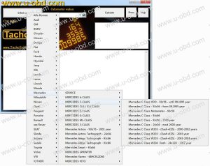 Mercedes benz Mileage adjustment mileage calculator odometer corrector