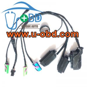 Volkswagen SKODA 35XX cluster IMMO type key programming on bench cables
