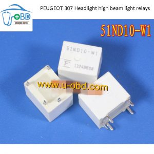 51ND10-W1 10VDC 35A PEUGEOT 307 Headlight high beam light relays 5 PIN
