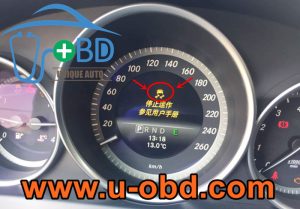 How to repair Mercedes Benz steering angle module failure