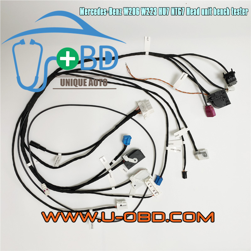 Mercedes-Benz W206 C-Class W223 S-Class HU7 MBUX2 NTG7 Head unit test bench