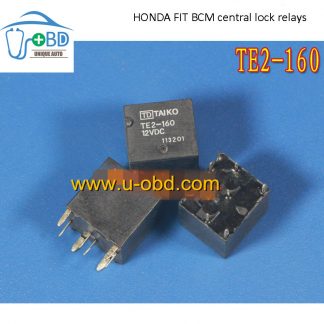 TE2-160 12VDC HONDA FIT BCM central lock relays 8 PIN
