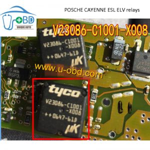 V23086-C1001-X008 POSCHE CAYENNE ESL ELV relays 5 PIN