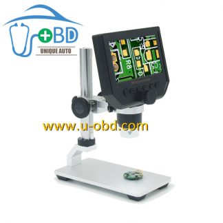 Circuit board repair high definition digital microscope with 4.3 inch screen