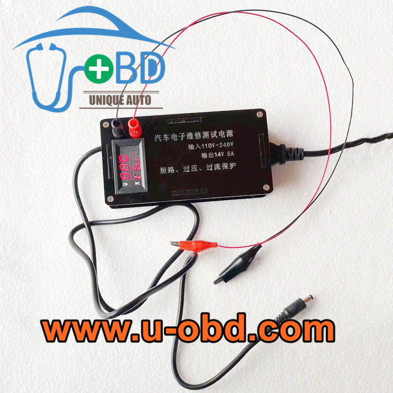 Automotive repairing testing power supply regulator power station