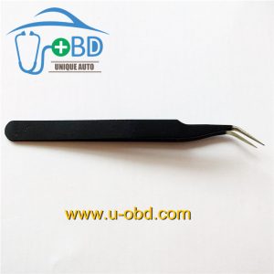 Elbow Sharp tip tweezer angle head Needle - nosed tweezers for IC chip grip