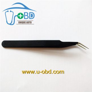 Elbow Sharp tip tweezer angle head Needle - nosed tweezers for IC chip grip