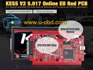 Best quality Version KESS V2 V5.017 EU Red PCB