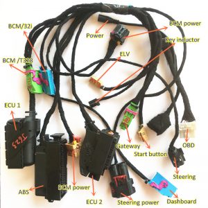 AUDI A8 A6 fifth generation immobilizer key duplicate remote key programming harness making key on the bench