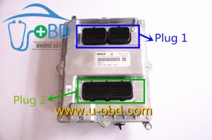 EDC7 ECU female plug