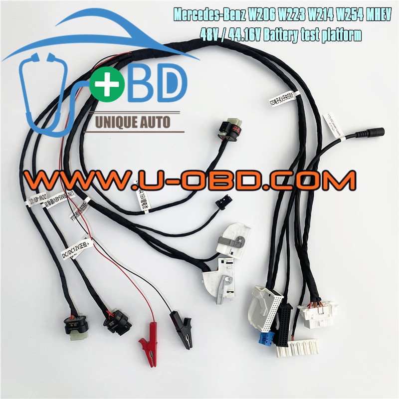 Mercedes-Benz W206 W223 W254 W214 chassis MHEV 48V battery test bench