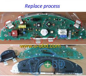 Mercedes Benz W220 instrument cluster transfomer