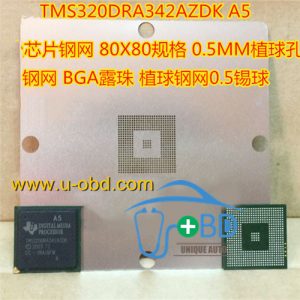 TMS320DRA342AZDK AUDI A5 0.5mm BGA chip reballing stencil