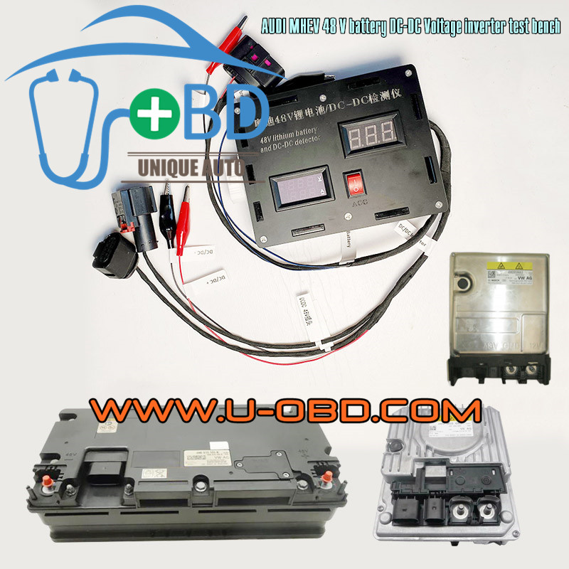 AUDI MHEV 48 V battery DC-DC voltage inverter test platform