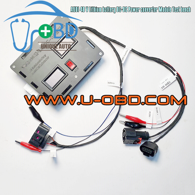 AUDI Mild Hybrid car 48 Volt Lithium battery DCDC Power converter module test bench