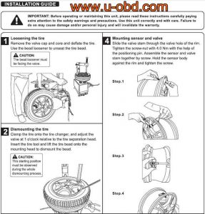 Autel Tire pressure programmable Mx-sensor installation method