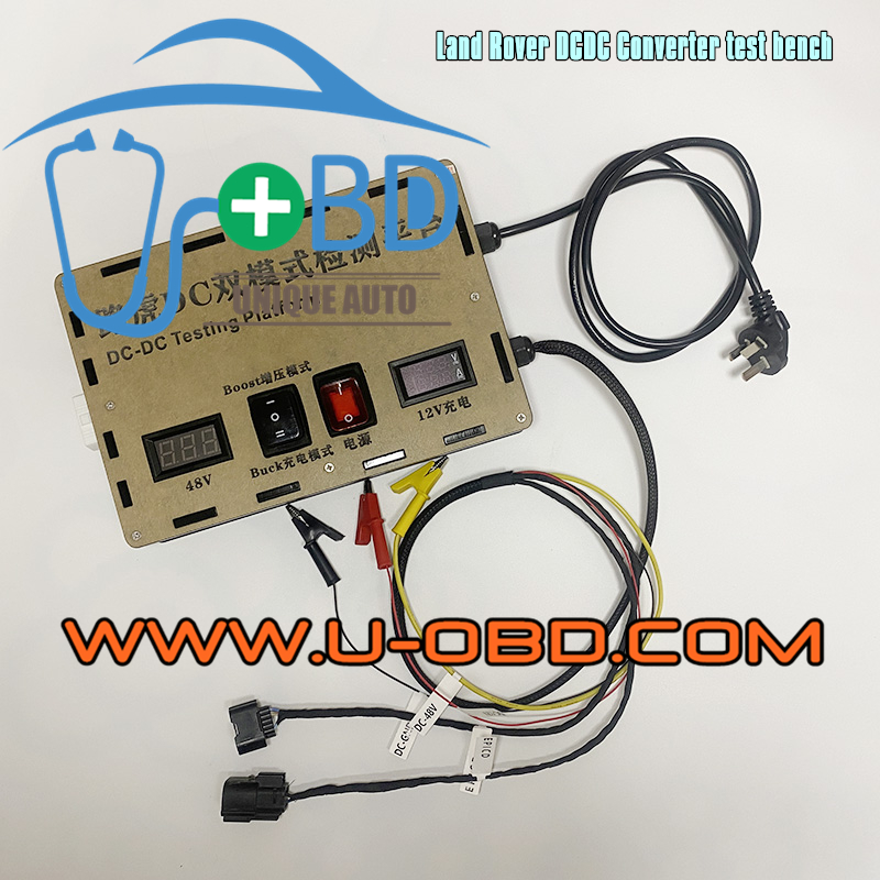Land Rover Range Rover mild hybrid car 48V system DCDC converter module test bench
