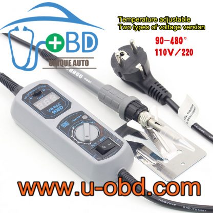Portable removeable soldering Iron temperature adjustable with LED display