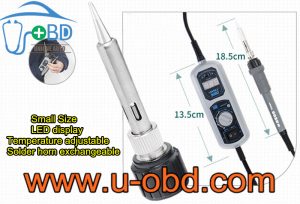 Portable removeable soldering Iron with LED display temperature 90-480 degree adjustable
