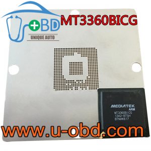 MT3360BICG BGA chip reballing stencil for Philco navigation main host